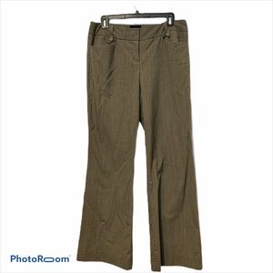 The Limited Cassidy Taupe Stripe Trousers